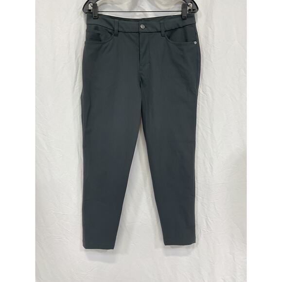Lululemon 'Abc' Black Elastomultiester Slim-Fit 5 Pocket Pant Size 30 - Picture 2 of 5